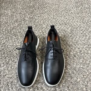 Wolf & Shepherd Crossover Longwing Oxford Shoes Men's 9.5 Black Leather EUC